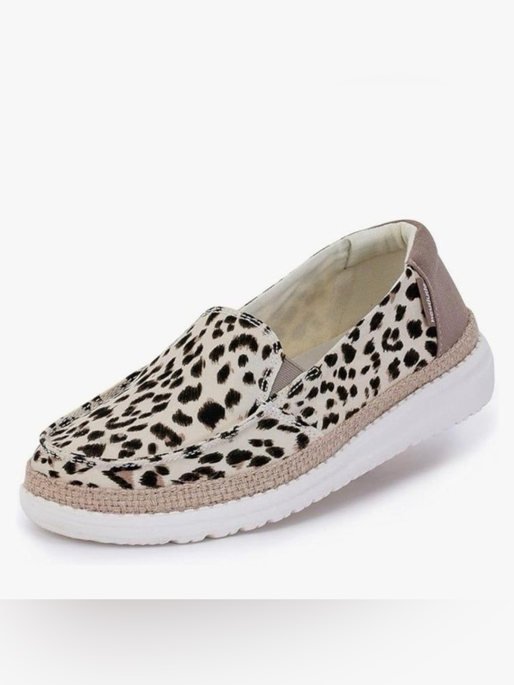 Hey Dude Leopard Print Slip-On Women’s 6